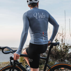 Men’s Long Sleeve Jersey, Sky | Vélo Larsson