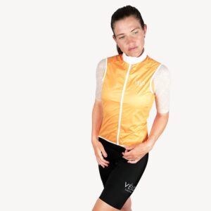 Women's Ultralight Summer Gilet, Marigold | Vélo Larsson