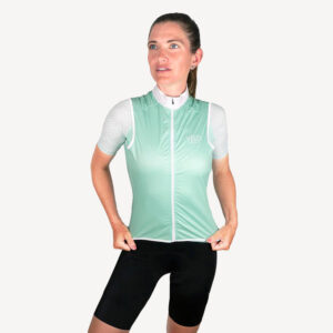 Women's Ultralight Summer Gilet, Mint | Vélo Larsson