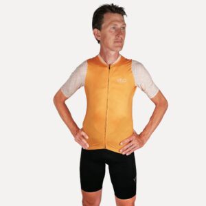 Men’s Air Fresh Summer Jersey, Marigold | Vélo Larsson