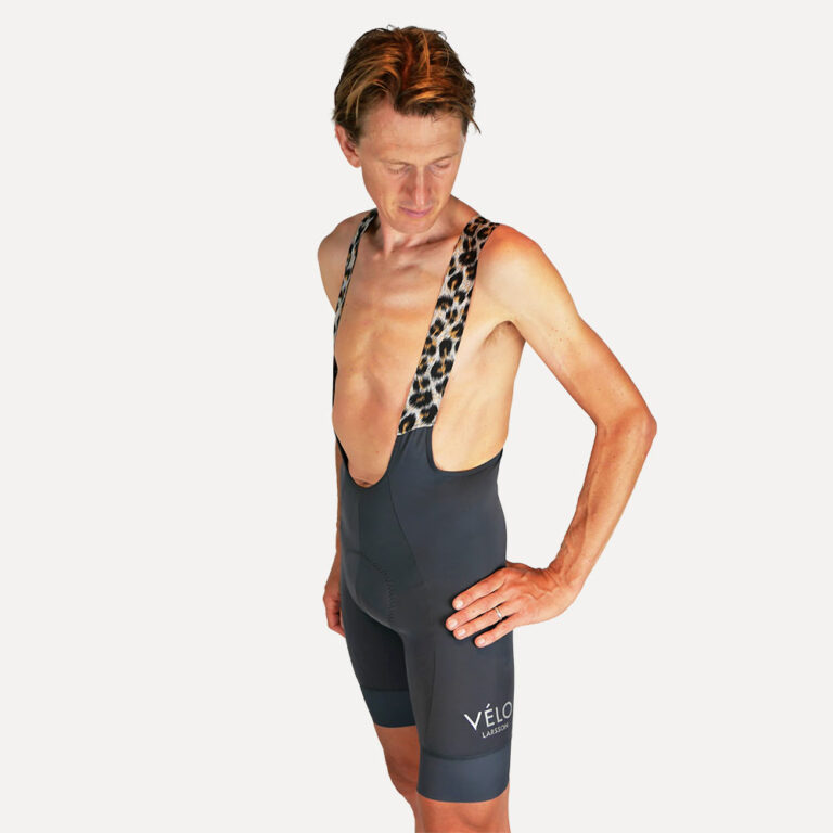 Men’s Classic Bib Shorts, Grey | Vélo Larsson