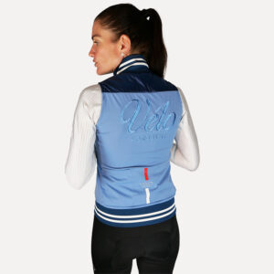 Unisex Thermal Quilted Gilet, Ocean | Vélo Larsson